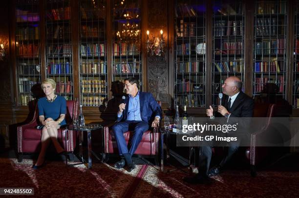 Barbara Corcoran, Mark Cuban and Kevin O'Leary attend Shark Tank's Kevin O'Leary launches symposium celebrating global entrepreneurship at Casa Loma...
