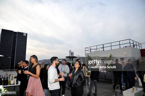 General view at the John Legend and Google premiere of his new music video 'A Good Night,' filmed entirely on Google Pixel 2 on April 5, 2018 in Los...