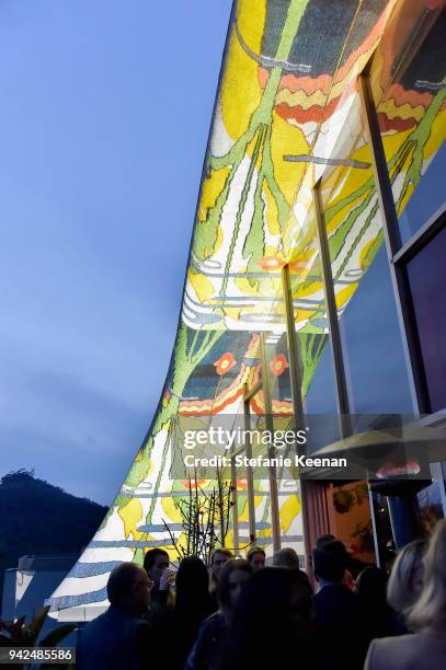 General view of atmosphere at the H&M celebration of 2018 Conscious Exclusive collection at John Lautner's Harvey House on April 5, 2018 in Los...