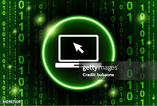 Laptop Binary Code Vector Pattern Background Laptop Binary Code Vector Pattern Background