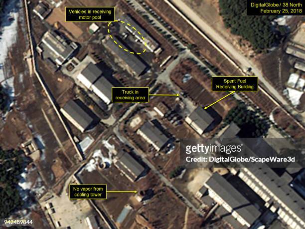 Figure 4. Routine movements observed at the Radiochemical Laboratory. Mandatory credit for all images: DigitalGlobe via Getty Images/38 North via...