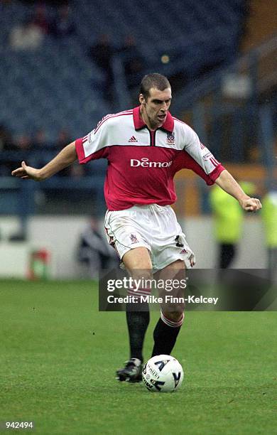 Andy Melville of Fulham in action during the Nationwide League Division One match against Sheffield Wednesday played at Hillsborough, in Sheffield,...