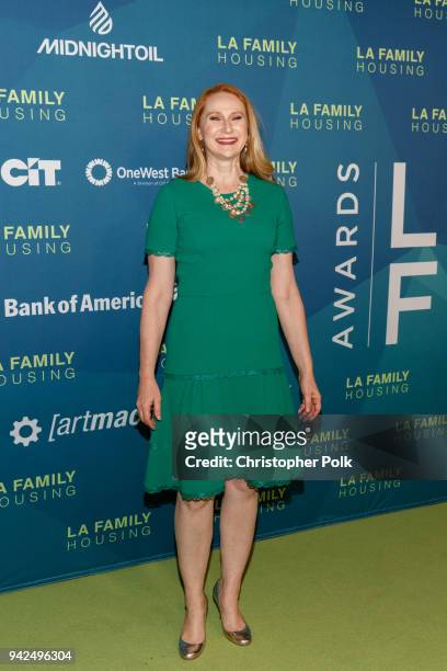 Amy Elaine Wakeland arrives to the LAFH Awards at The Lot in West Hollywood on April 5, 2018 in West Hollywood, California.