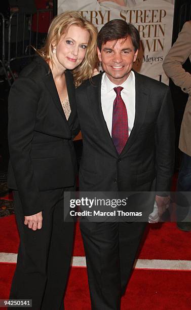 George Stephanopoulos and Alexandra Wentworth attend the New York premiere of the movie "It's Complicated" held at the Paris theater in Manhattan on...