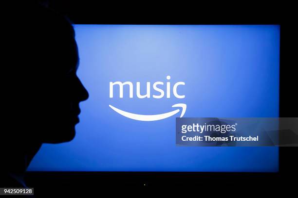 Berlin, Germany In this photo illustration the logo of the music streaming service Amazon Music is displayed on a screen on April 05, 2018 in Berlin,...