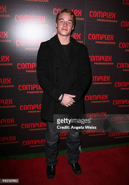 Actor Brando Eaton attends Complex Magazine's Premium Goods event at MyHouse on December 9, 2009 in Los Angeles, California.