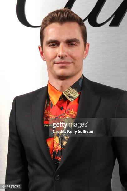 Actor David Franco arrives on the red carpet for the Santos de Cartier Watch Launch at Pier 48 on April 5, 2018 in San Francisco, California.