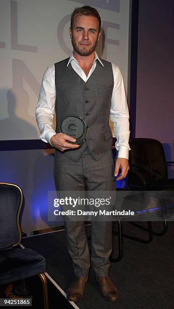 Gary Barlow attends the Radio Academy Hall Of Fame on December 10, 2009 in London, England.