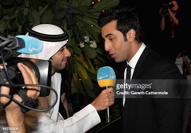 Actor Ranbir Kapoor attends the "Rocket Singh - Salesman of the Year" premiere during day two of the 6th Annual Dubai International Film Festival...