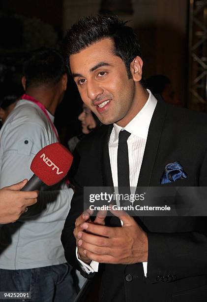 Actor Ranbir Kapoor attends the "Rocket Singh - Salesman of the Year" premiere during day two of the 6th Annual Dubai International Film Festival...