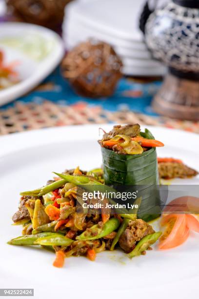 malaysian food spicy meat - ramadan 2017 india stock pictures, royalty-free photos & images