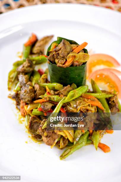 malaysian food spicy meat - ramadan 2017 india stock pictures, royalty-free photos & images