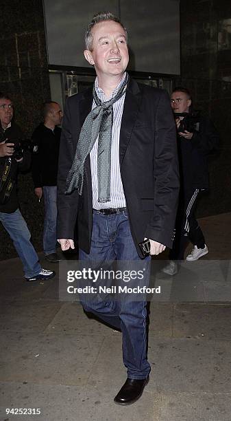 Factor judge Louis Walsh is seen on December 10, 2009 in London, England.