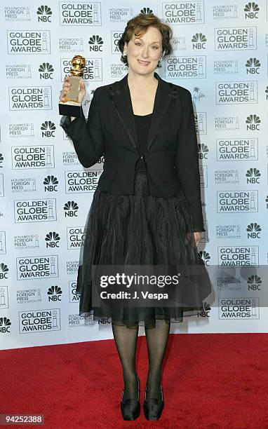 Meryl Streep, winner for Best Actress in a Miniseries