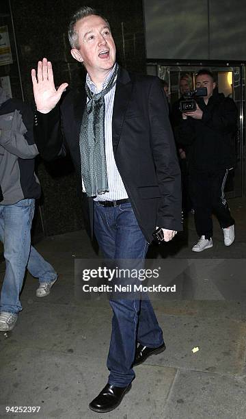 Factor judge Louis Walsh is seen on December 10, 2009 in London, England.