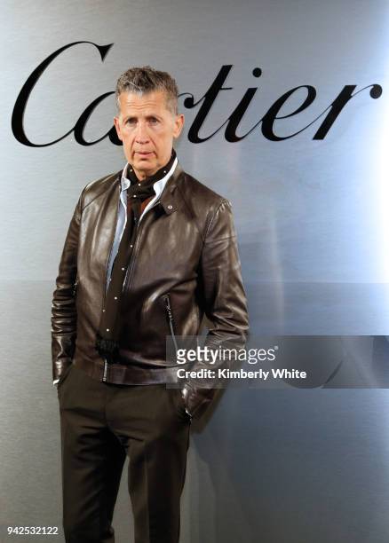 Stefano Tonchi attends Cartier celebration of the launch of Santos de Cartier Watch at Pier 48 on April 5, 2018 in San Francisco, California.