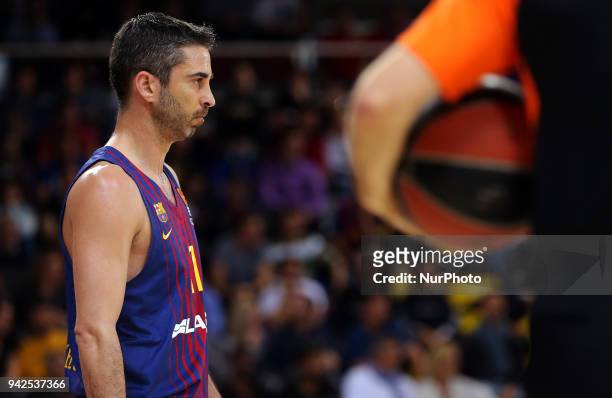 Juan Carlos Navarro during the match between FC Barcelona and BC Khimki Moscu, corresponding to the week 30 of the Euroleague, played at the Palau...