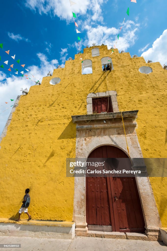 Church in Yucatan in Mexico