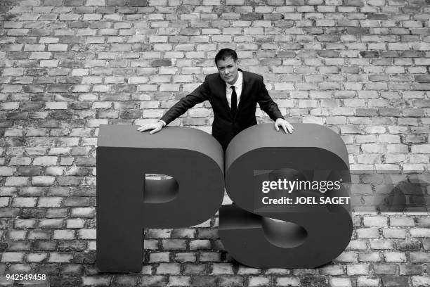 Upcoming General Secretary of the French Socialist Party Olivier Faure, poses during a photo session at the French political Party Socialist...