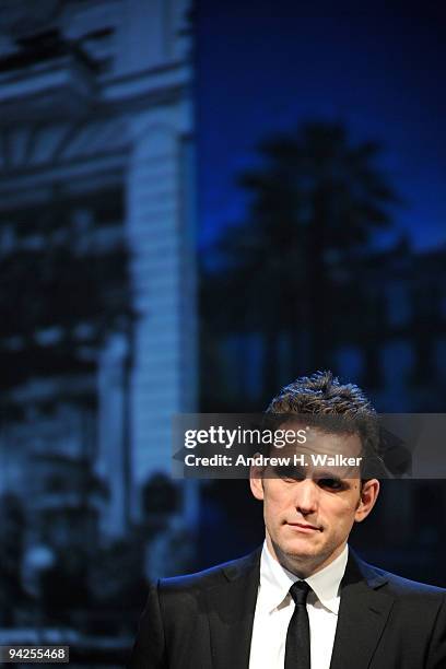 Actor Matt Dillon onstage during the 3rd Annual amfAR Cinema Against AIDS Dubai held at The Gate during day two of the 6th Annual Dubai International...