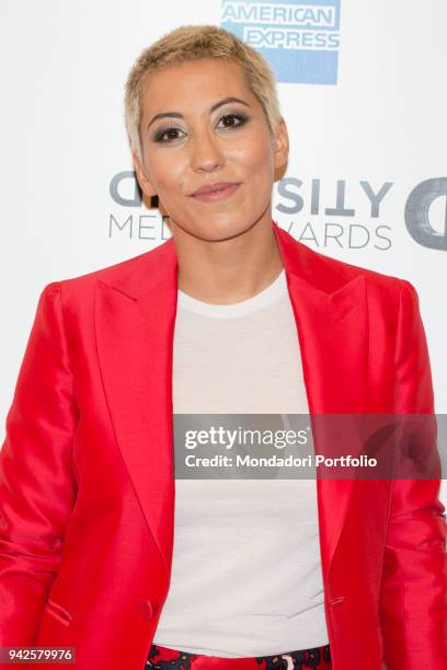 Italian singer Malika Ayane attends Diversity Media Awards at Unicredit Pavillon. Milano, May 29th 2017