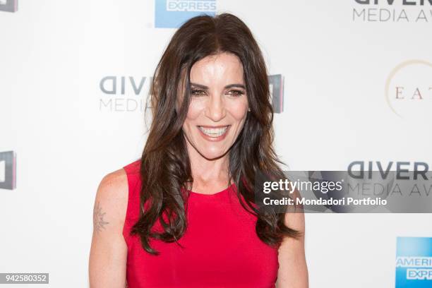 Italian singer Paola Turci attends Diversity Media Awards at Unicredit Pavillon. Milano, May 29th 2017