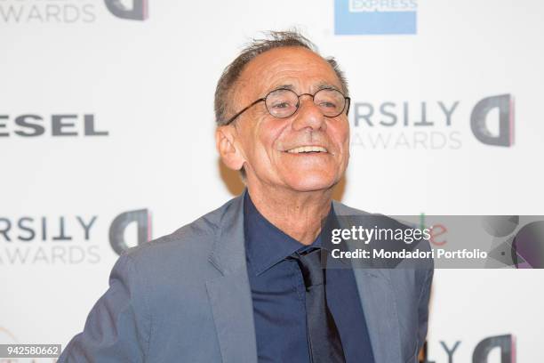 Italian singer Roberto Vecchioni attends Diversity Media Awards at Unicredit Pavillon. Milano, May 29th 2017