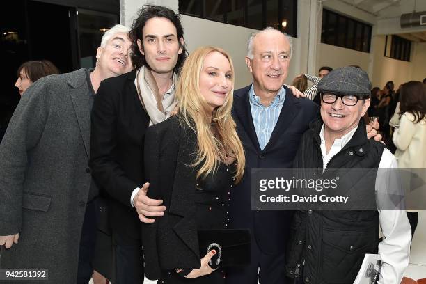 Ted Russell, Alexander Yulish, Nicole Fuller, Ralph Pucci and Matthew Rolston attend Ralph Pucci Presents Pierre Paulin and James HD Brown on April...