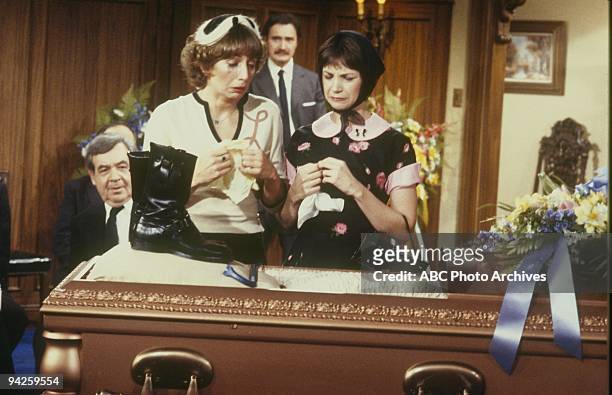 Fonzie's Funeral Part II" which aired on February 27, 1979. TOM BOSLEY;PENNY MARSHALL;CINDY WILLIAMS