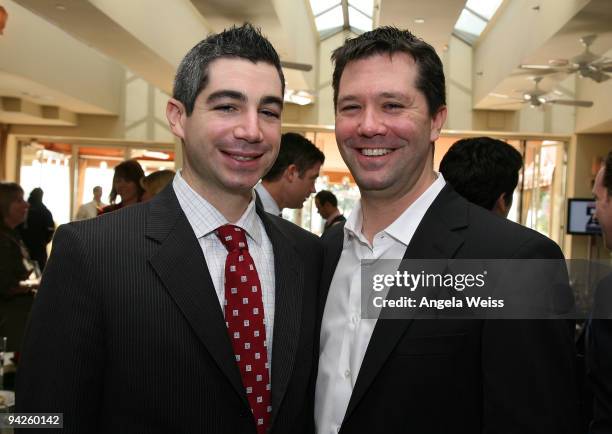 President/Chief Operating Officer of Dreamworks Studios Jeff Small and Josh Small attend Variety's 'Dealmakers Breakfast' at the Sunset Tower Hotel...