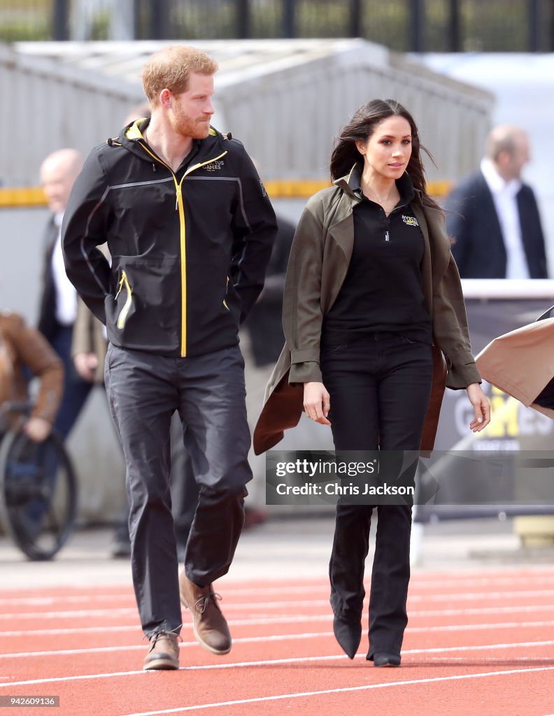 Prince Harry And Meghan Markle Attend UK Team Trials For The Invictus Games Sydney 2018