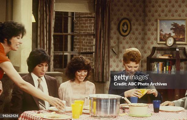 Hello Mrs. Arcola" which aired on February 24, 1981. ELLEN TRAVOLTA;SCOTT BAIO;ERIN MORAN;MARION ROSS