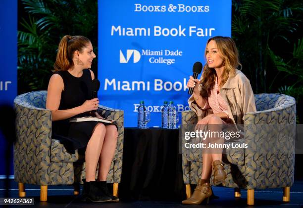 Giada De Laurentiis In Conversation With Della Heiman and signing copies of her new book " Giadas Italy: My Recipes for La Dolce Vita " at Miami Dade...