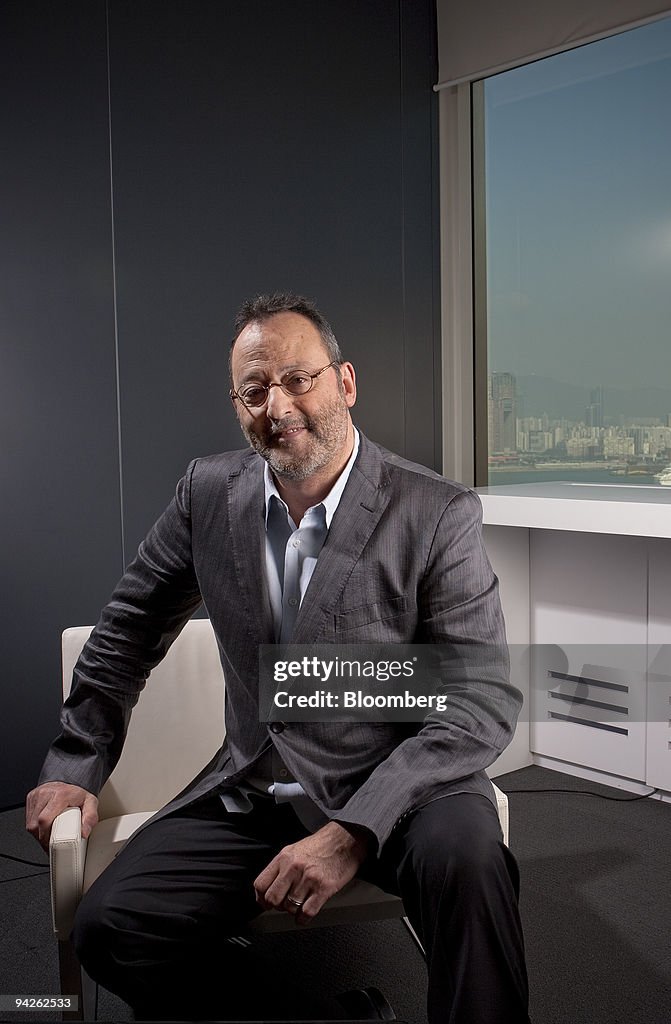 French Actor Jean Reno Sits For A Portrait