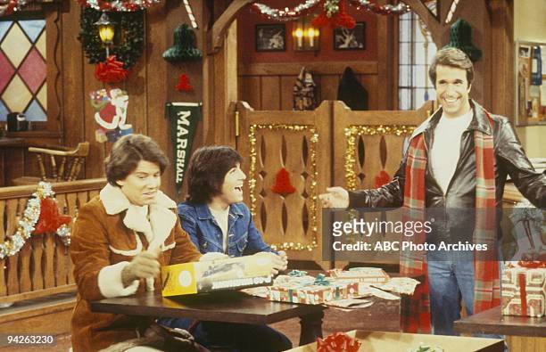 White Christmas" which aired on December 16, 1980. ANSON WILLIAMS;SCOTT BAIO;HENRY WINKLER