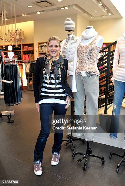 Actress Busy Philipps attends the HollyRod Foundation and J.Crew private shopping event at The Grove on December 10, 2009 in Los Angeles, California.