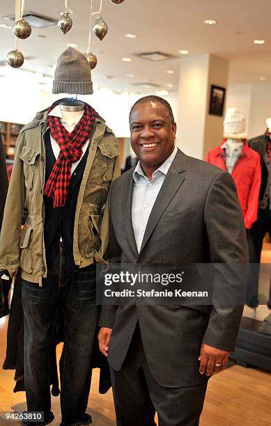 Rodney Peete attends the HollyRod Foundation and J.Crew private shopping event at The Grove on December 10, 2009 in Los Angeles, California.