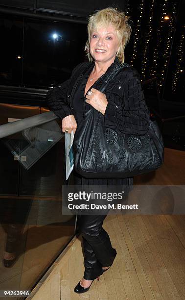 Elaine Page attends the press night of Matthew Bourne's Swan Lake, at Sadler's Wells on December 10, 2009 in London, England.