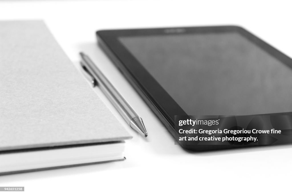 Technology - Notepad, Pen, Tablet