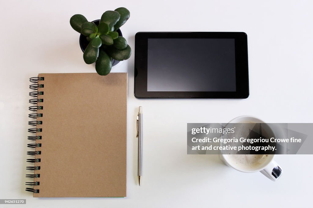 Technology - Tablet and Notepad
