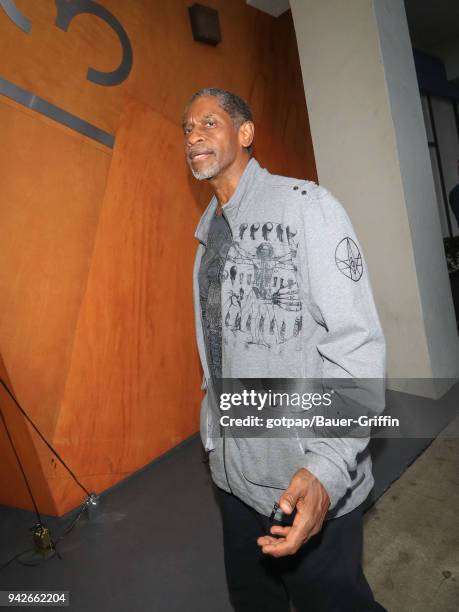 Tim Russ is seen on April 05, 2018 in Los Angeles, California.