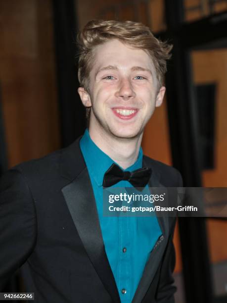 Joey Luthman is seen on April 05, 2018 in Los Angeles, California.