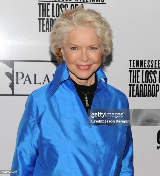 Actress Ellen Burstyn attends the premiere of "The Loss of a Teardrop Diamond" hosted by Gotham Magazine and Paladin at City Cinemas 123 on December...