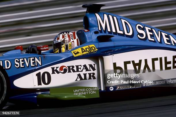 Alexander Wurz, Benetton-Playlife B199, Grand Prix of Austria, A1-Ring Spielberg, 25 July 1999.
