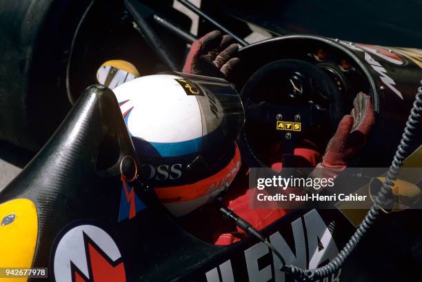 Manfred Winkelhock, ATS-BMW D7, Grand Prix of Germany, Hockenheimring, 05 August 1984.