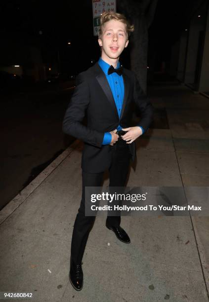 Joey Luthman is seen on April 5, 2018 in Los Angeles, California.