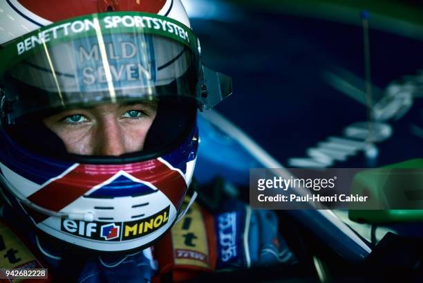Jos Verstappen, Benetton-Ford B194, Grand Prix of Hungary, Hungaroring, 14 August 1994. Jos Verstappen scored third place and a podium in the 1994...