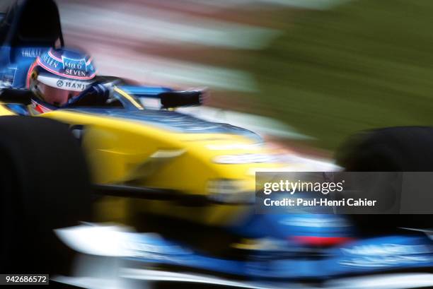 Jarno Trulli, Renault R202, Grand Prix of Spain, Circuit de Barcelona-Catalunya, 28 April 2002.