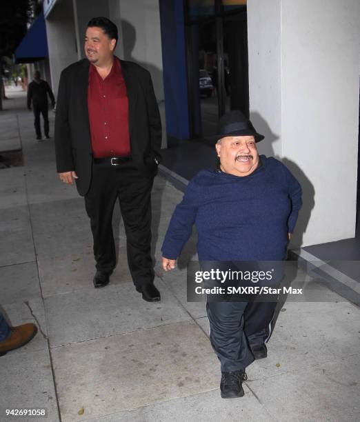 Chuy Bravo is seen on April 5, 2018 in Los Angeles, CA.