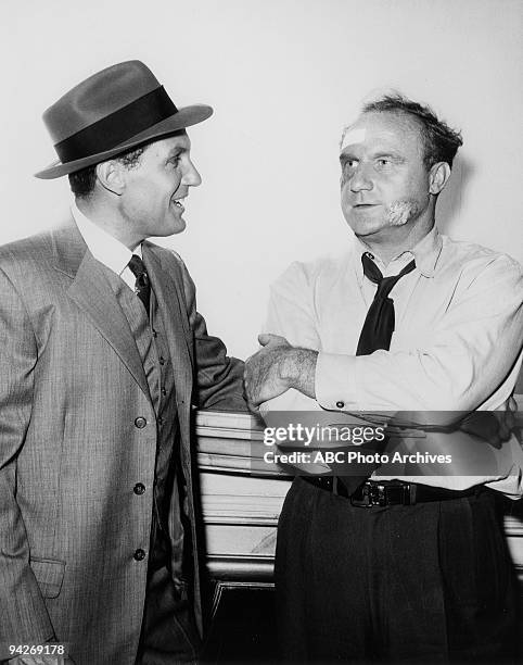 Eliot Ness gets the support of Larry Holloran in his fight to break down the mod rule of labor unions in "The George 'Bugs' Moran Story" which aired...